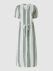 Blousejurk met streepmotief  van ICHI Groen - 24