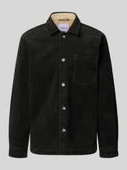 Modern fit overhemdjack met borstzak, model 'Superflex' van Lindbergh Beige - 47