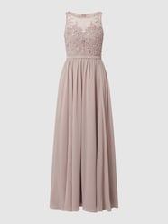 Abendkleid aus Tüll und Chiffon mit Perlen von Unique Pink - 18