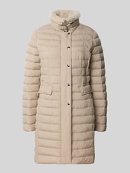 Steppmantel mit Stehkragen und Pattentaschen von FUCHS SCHMITT Beige - 26