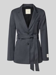 Regular Fit Longblazer aus Wolle mit Bindegürtel von Calvin Klein Womenswear - 9