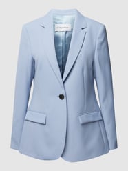 Blazer met reverskraag, model 'ESSENTIAL' van Calvin Klein Womenswear Blauw / turquoise - 6