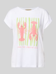 Oversized t-shirt z nadruk z motywem od Smith and Soul - 44