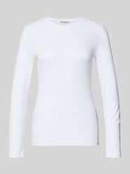 Koszulka z długim rękawem z mieszanki lyocellu, krój slim fit od Marc O'Polo - 16