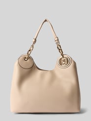 Handtasche mit Magnetverschluss und Tragehenkel von Liu Jo White Beige - 35