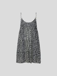 Minikleid mit Allover-Label von Stella Mc Cartney Schwarz - 24