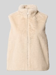 regular fit bodywarmer met opstaande kraag van zero - 20