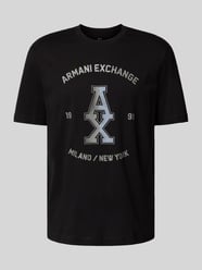 T-shirt met labelprint van ARMANI EXCHANGE - 40