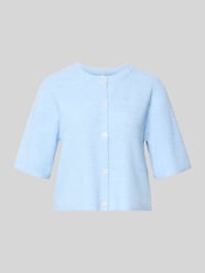 Krój regular fit kardigan rozpinany z dodatkiem wełny model 'SILLY' od PIECES - 42