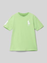 T-Shirt mit Label-Stitching von Polo Ralph Lauren Teens Grün - 31