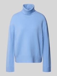 Relaxed Fit Rollkragenpullover aus reiner Wolle von Liu Jo White - 38