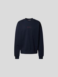 Oversized Sweatshirt mit Label-Detail von Marni Blau - 46