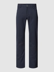 Regular fit stoffen broek met structuurmotief van Christian Berg Men - 7