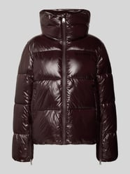 Regular fit gewatteerd jack met gevoerde opstaande kraag van Oui - 37