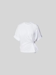 T-Shirt mit Raffungen von Victoria Beckham Weiß - 9