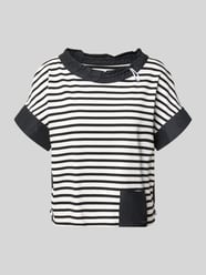 T-Shirt mit Rundhalsausschnitt und Kordelzug von Marc Cain - 20