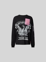 Sweatshirt mit Motiv-Prints von Diesel Schwarz - 17