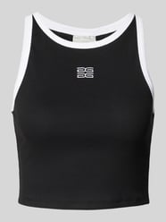 Crop Top mit Label-Stitching Modell 'drew' von Gestuz - 8