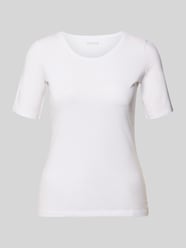 slim fit T-shirt van puur katoen van Jake*s Casual - 34