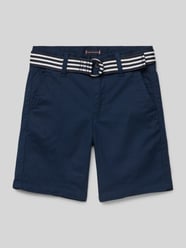 Shorts mit Gürtel und Eingrifftaschen von Tommy Hilfiger Kids - 40