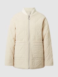 Oversized keerbaar jack met opstaande kraag, model 'Aimee' van Another Label Wit - 22