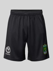 szorty o kroju relaxed fit z nadrukiem z logo od COLUCCI - 27