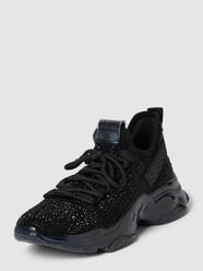 Sneakers met siersteentjes, model 'MAXIMA' van Steve Madden Zwart - 36