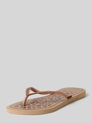 Teenslippers met smalle pasvorm model 'ANIMALS' van Havaianas Beige - 35