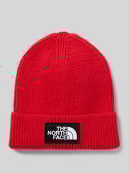 Beanie in gebreide look met logopatch, model 'Box' van The North Face - 36