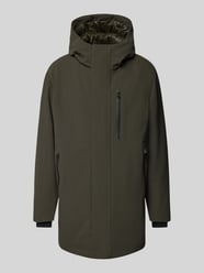 Parka mit Brusttasche Modell 'Flex Cross' von Strellson Grün - 34