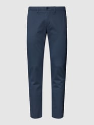 Chino mit feinem Muster Modell 'BLEECKER' von Tommy Hilfiger Blau - 41