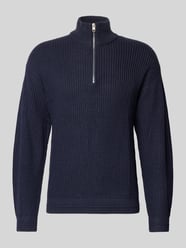 Strickpullover mit Reißverschluss Modell 'KAITO' von JACK & JONES - 27