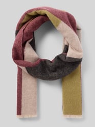 Schal aus Schurwolle mit geometrischem Muster von Marc O'Polo - 32
