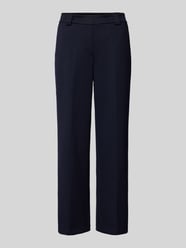 Cropped Stoffhose mit Viskose und weitem Bein von Tom Tailor Blau - 22