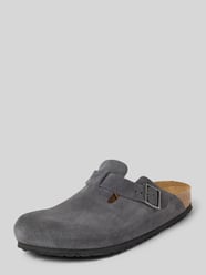 Hausschuhe aus echtem Leder Modell 'Boston' von Birkenstock - 1