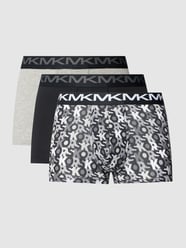 Trunks mit Logo-Bund im 3er-Pack von MICHAEL Michael Kors Grau / Schwarz - 45