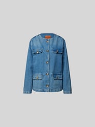 Jeansjacke mit Rundhalsausschnitt von Anine Bing Blau - 34