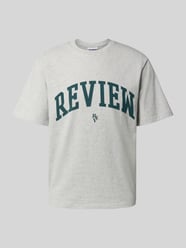T-Shirt mit Label-Print von REVIEW - 24