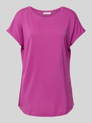 T-shirt met geribde ronde hals van Christian Berg Woman - 40
