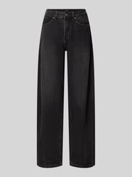 Jeansy o niskim stanie typu barrel w ciemnym spraniu od Pepe Jeans - 31