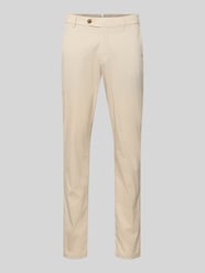 Regular Fit Hose mit Gesäßtaschen Modell 'Lupus' von MMX Beige - 7