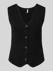 Gilet met V-hals, model 'KANITA' van Soyaconcept - 35