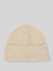 Mütze mit Label-Schriftzug aus Schurwolle von Marc O'Polo - 35