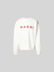 Sweatshirt mit Label-Detail von Marni Weiß - 43