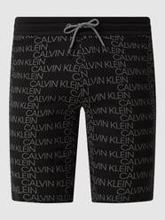 Szorty z dzianiny dresowej z bawełny ekologicznej  od CK Calvin Klein - 12