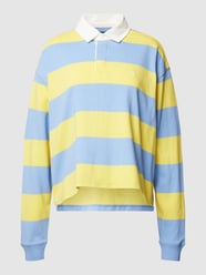 Oversized Longsleeve mit Streifenmuster von Polo Ralph Lauren Gelb - 16