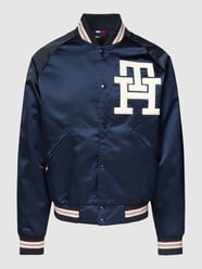 Bomberjacke mit Label-Patch Modell 'VARSITY JACKET' von Tommy Hilfiger Blau - 8