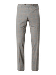 Anzughose mit schmal zulaufendem Bein und Stretch-Anteil  von Christian Berg Men Grau - 27