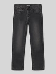 Straight leg jeans van katoenmix van s.Oliver RED LABEL - 7