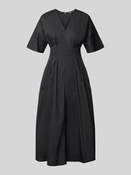 Midikleid aus Baumwoll-Lyocell-Mix Modell 'WORK' von MANGO - 5